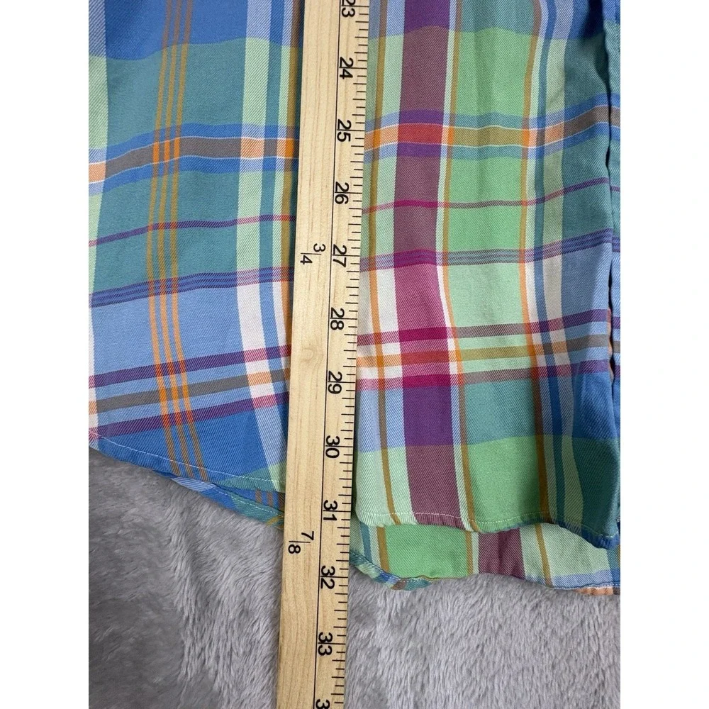 Ralph Lauren Mens Classic Fit Size XXL Plaid Long Sleeve Button Shirt Colorful - Picture 10 of 11